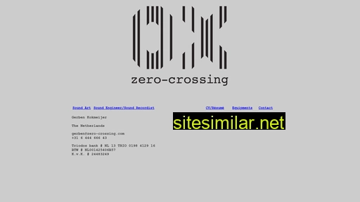 Zero-crossing similar sites