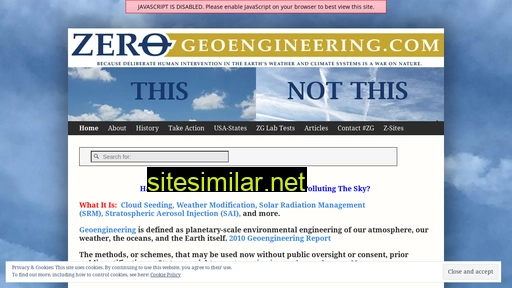 zerogeoengineering.com alternative sites