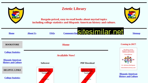 Zeteticlibrary similar sites