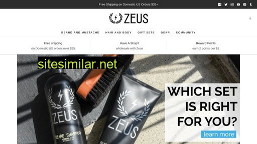 zeusbeard.com alternative sites