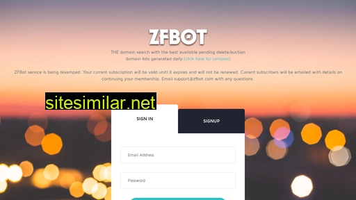 zfbot.com alternative sites