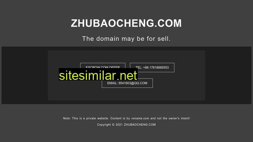 Zhubaocheng similar sites