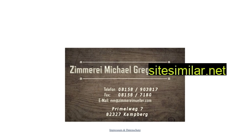zimmereimueller.com alternative sites