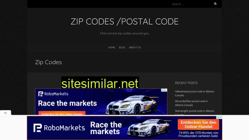 zipcodespostal.com alternative sites