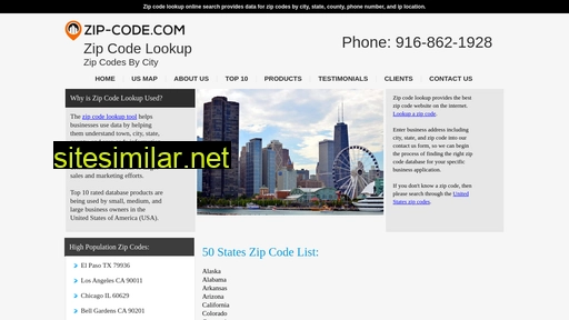 zip-code.com alternative sites