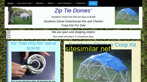 Ziptiedomes similar sites