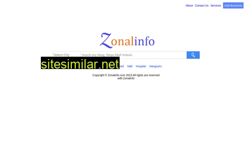 Zonalinfo similar sites