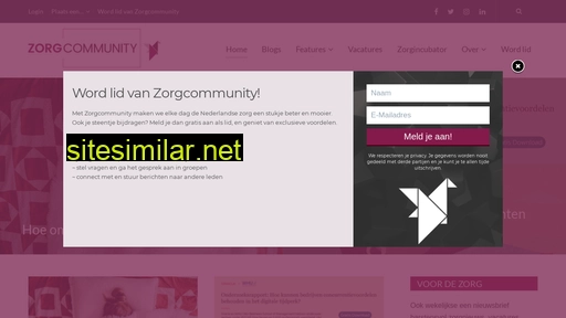 Zorgcommunity similar sites