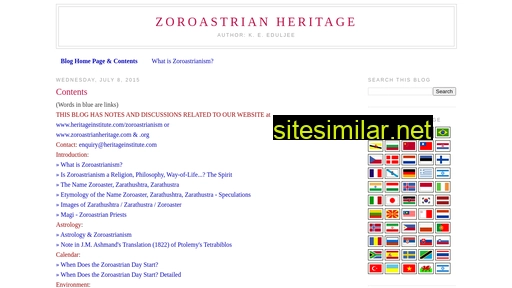 zoroastrianheritage.blogspot.com alternative sites