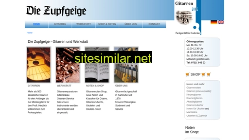 zupfgeige.com alternative sites