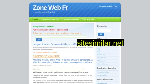 Zwebfr similar sites