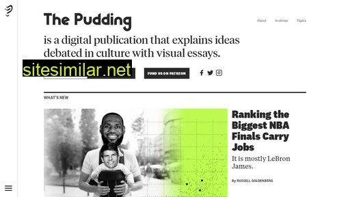 Pudding similar sites