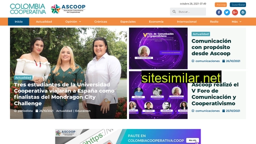 colombiacooperativa.coop alternative sites