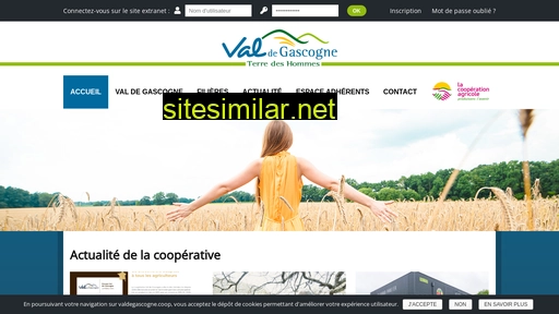 valdegascogne.coop alternative sites