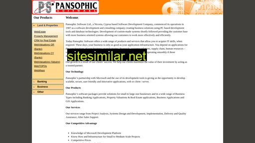 Pansophic similar sites