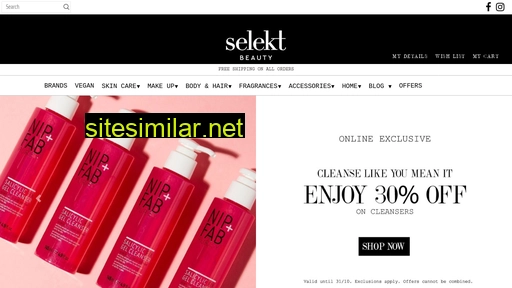 selektbeauty.com.cy alternative sites