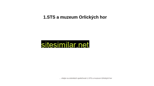 1sts.cz alternative sites
