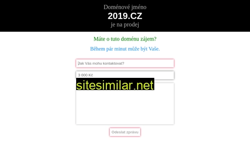 2019.cz alternative sites