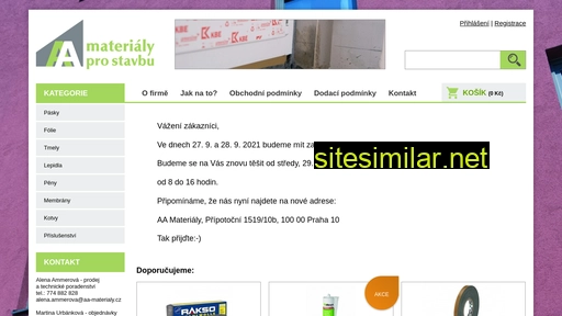 aa-materialy.cz alternative sites