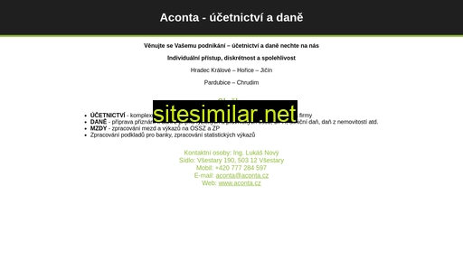 aconta.cz alternative sites