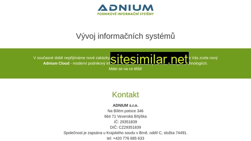 adnium.cz alternative sites