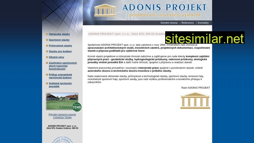 adonisprojekt.cz alternative sites
