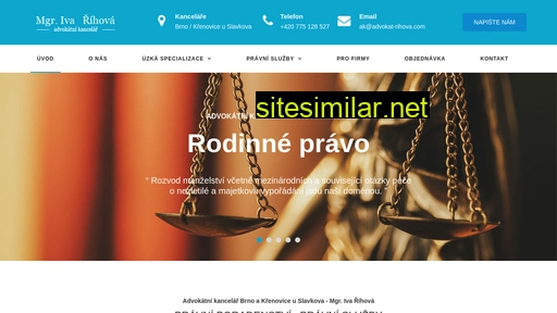 advokat-rihova.cz alternative sites