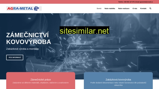 agrametal.cz alternative sites
