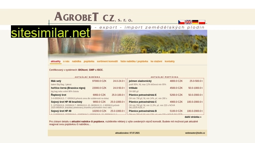 agrobet.cz alternative sites