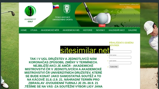 akademickygolf.cz alternative sites