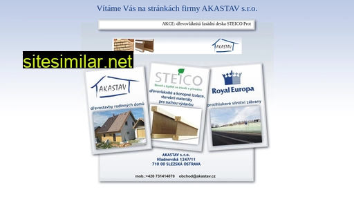 akastav.cz alternative sites