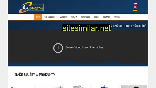 akc-production.cz alternative sites