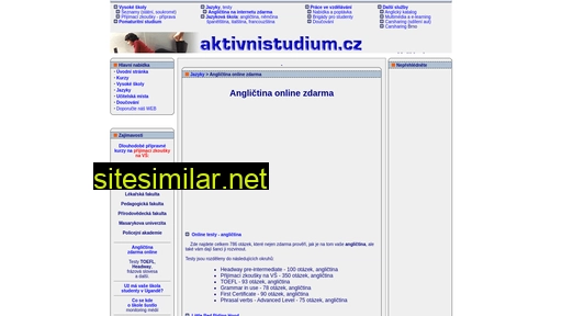 aktivnistudium.cz alternative sites