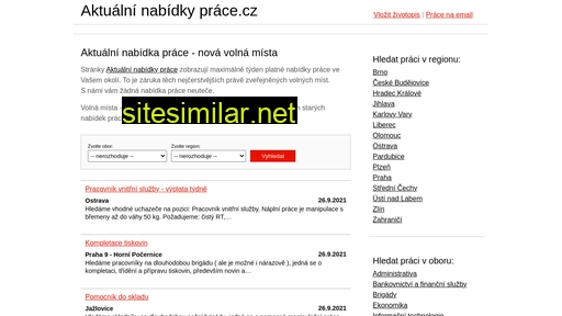 aktualninabidkyprace.cz alternative sites