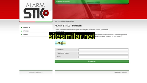 alarm-stk.cz alternative sites