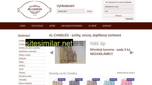 alcandles.cz alternative sites