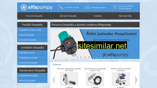 alfapumpy.cz alternative sites