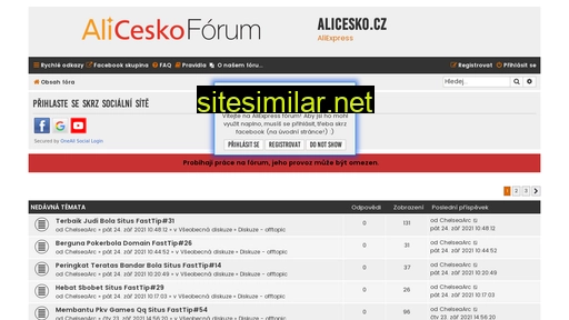 alicesko.cz alternative sites