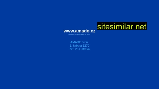 amado.cz alternative sites