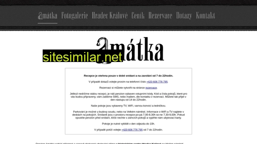 amatka.cz alternative sites