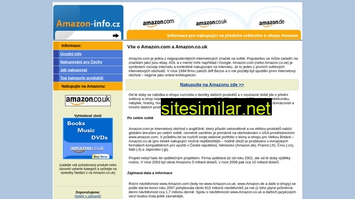 amazon-info.cz alternative sites