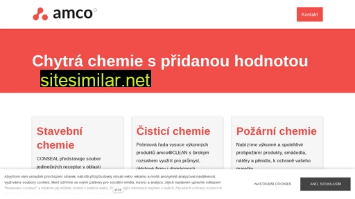 amcochemie.cz alternative sites