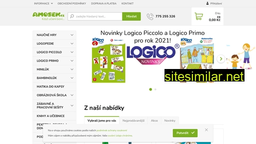 amosek.cz alternative sites