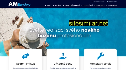 am-bazeny.cz alternative sites