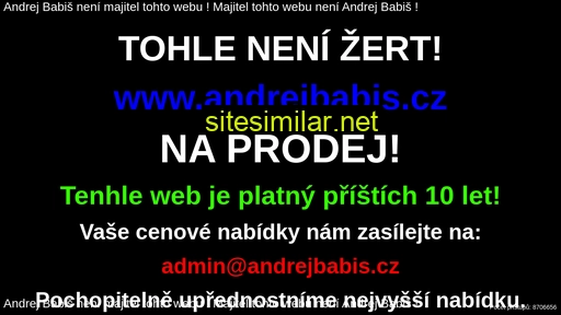 andrejbabis.cz alternative sites