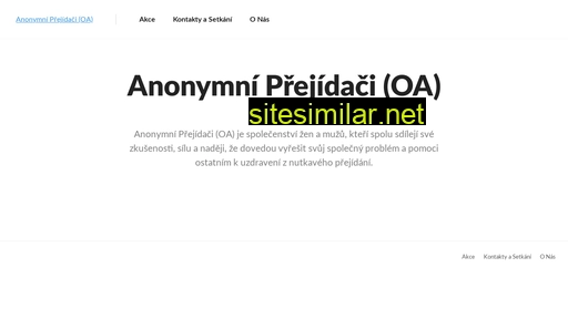 anonymniprejidaci.cz alternative sites