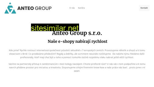 anteogroup.cz alternative sites