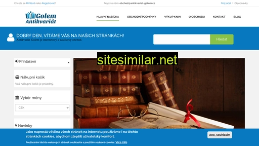 antikvariat-golem.cz alternative sites