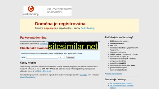 a-agency.cz alternative sites