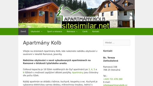 apartmanykolb.cz alternative sites